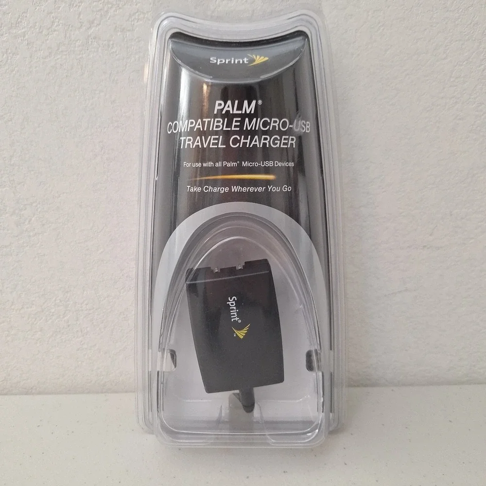NEW OEM Vintage Sprint PALM Travel Charger Compatible for Micro USB Devices NOS